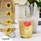 Exquisite Silver Plastic Cups Disposable, Clear Plastic Tumblers 10 Oz. 200 Ct. - Glitter Tumblers, Silver Glitter Cups Disposable For Party, Weddings, Cocktail Glasses & Wine Glasses
